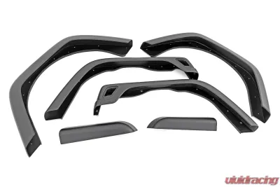 Rough Country Fender Flare Kit 5.5" Wide for Jeep Wrangler TJ 1997-2006 - 99033