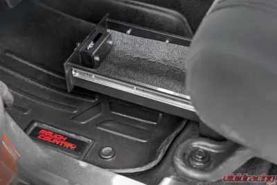 Rough Country Jeep Under Seat Lock Box for Wrangler JK JKU 2007-2018, 16 Gauge Steel - 99035