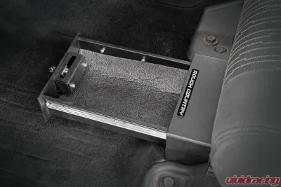 Rough Country Jeep Under Seat Lock Box for Wrangler JK JKU 2007-2018, 16 Gauge Steel - 99035