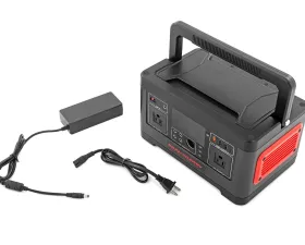 Rough Country 500-Watt Multifunctional Portable Power Station for Camping, Emergency Use