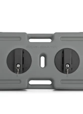 Rough Country 20L Fluid Container with Locker - Gray, Mountable for Off-Road Vehicles                                     - 99064A - Image 3