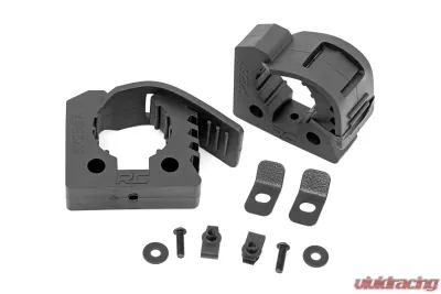 Rough Country Rubber Molle Panel Clamp Kit Universal 1" - 2 1 | 4" 2-Clamps - 99071