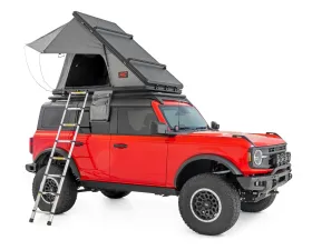 Rough Country Hard Shell Roof Top Tent Low-Profile Aluminum Shell Rack Mount