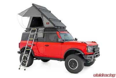Rough Country Hard Shell Roof Top Tent Low-Profile Aluminum Shell Rack Mount - 99077
