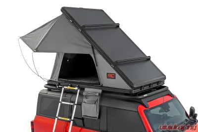 Rough Country Hard Shell Roof Top Tent Low-Profile Aluminum Shell Rack Mount - 99077
