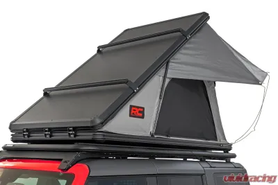 Rough Country Hard Shell Roof Top Tent Low-Profile Aluminum Shell Rack Mount - 99077