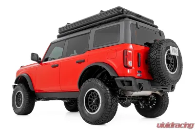 Rough Country Hard Shell Roof Top Tent Low-Profile Aluminum Shell Rack Mount - 99077
