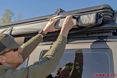 Rough Country Retractable Roof Rack Awning 6'6" x 9'8" Fits Trucks & SUVs - 99081