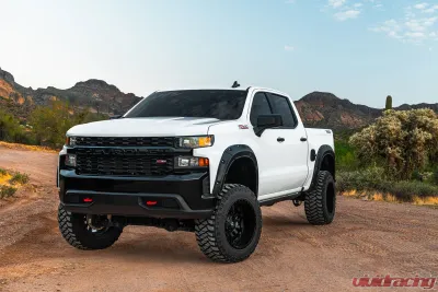 Rough Country Fender Flares Defender GBA Black Chevy Silverado 1500 2WD | 4WD 2019-2025 & Classic - A-C12211-GBA