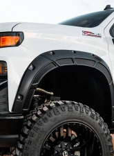 Rough Country Fender Flares Defender GBA Black Chevy Silverado 1500 2WD | 4WD 2019-2025 & Classic                                     - A-C12211-GBA - Image 5