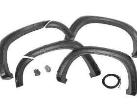 Rough Country Fender Flares Defender GNO Slate Gray Chevy Silverado 1500 2WD | 4WD 2019-2025 & Classic