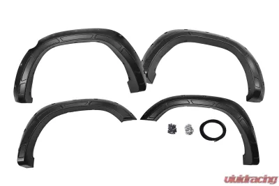 Rough Country Fender Flares Defender JSC Billet Silver Ram 1500 2WD | 4WD 2019-2024 - A-D10914-JSC
