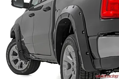 Rough Country Fender Flares Defender Gloss Black Ram 1500 2WD | 4WD 2025 - A-D319205-RCGB