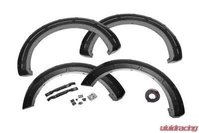 Rough Country Fender Flares Defender D1 Stone Gray Ford F-150 2WD | 4WD 2015-2020 - A-F11811-D1