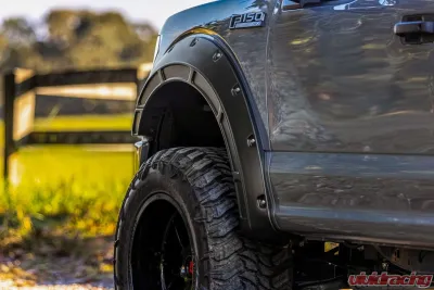 Rough Country Fender Flares Defender Z1 Oxford White Ford F-150 2WD | 4WD 2015-2020 - A-F11811-Z1