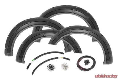 Rough Country Defender Pocket Fender Flares JS Iconic Silver - A-F20231-JS