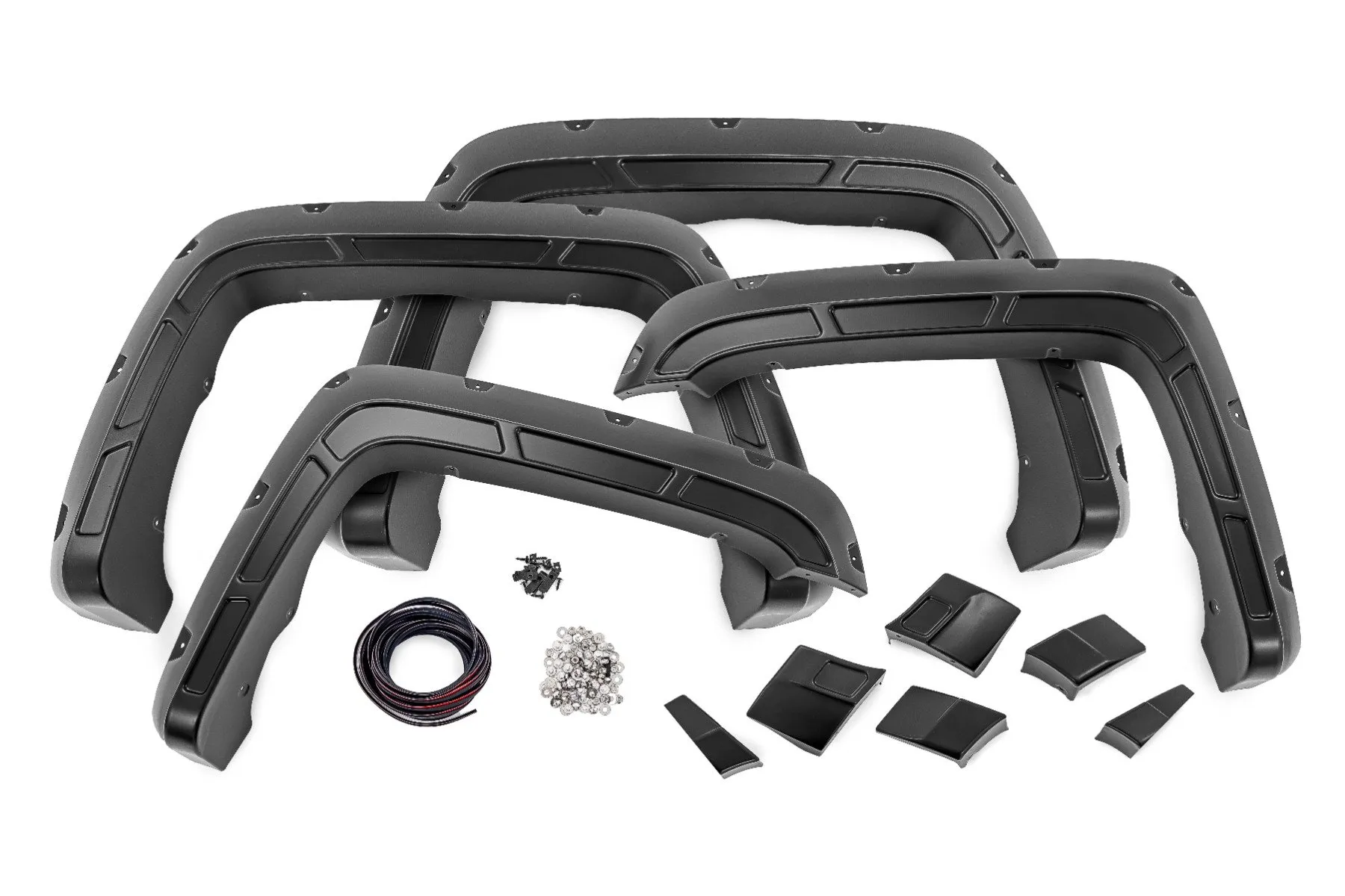 Rough Country Defender Pocket Fender Flares G7C Cardinal Red - A-G11611-G7C