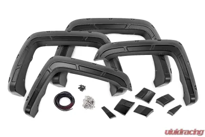 Rough Country Defender Pocket Fender Flares G9K Satin Steel - A-G11611-G9K