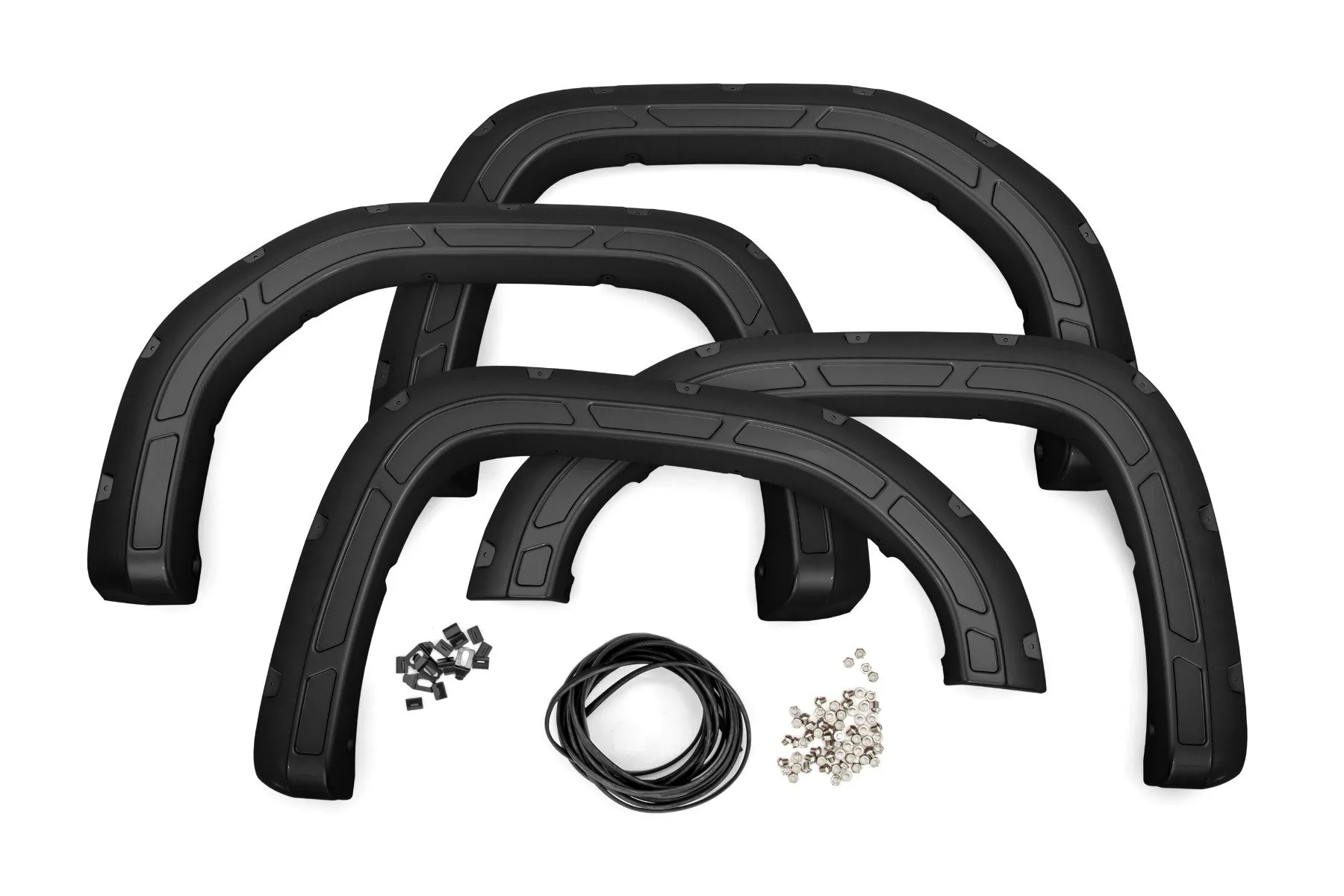 Rough Country Fender Flares Defender GXN Deep Bronze GMC Sierra 1500 2WD | 4WD 2019-2025 & Classic - A-G11950-GXN