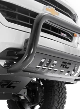 Rough Country Black Bull Bar for 2019-2022 Chevrolet Silverado 1500 & 2019-2020 GMC Sierra                                     - B-C2073 - Image 2