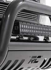 Rough Country Black Bull Bar for Chevy Silverado 1500 1999-2007, 3-Inch Tubing, Easy Install                                     - B-C2991 - Image 6