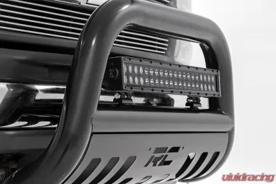 Rough Country Black Bull Bar for Chevy Silverado 1500 1999-2007, 3-Inch Tubing, Easy Install - B-C2991