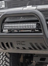 Rough Country Black Bull Bar for Chevy Silverado 1500 1999-2007, 3-Inch Tubing, Easy Install                                     - B-C2991 - Image 3