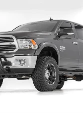 Rough Country Black Bull Bar for Dodge Ram 1500 2009-2024, 3-Inch Diameter Tubing                                     - B-D2091 - Image 2