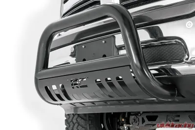 Rough Country Black Bull Bar for Dodge Ram 1500 2009-2024, 3-Inch Diameter Tubing - B-D2091