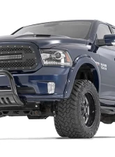 Rough Country Black Bull Bar for Dodge Ram 1500 2009-2024, 3-Inch Diameter Tubing                                     - B-D2091 - Image 5