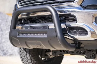 Rough Country Black LED Bull Bar for 2009-2022 Dodge Ram 1500, 3-Inch Steel, Easy Install - B-D4091