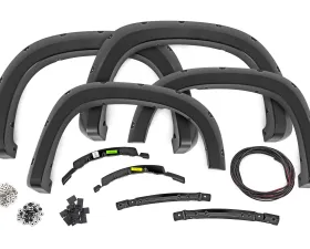 Rough Country Pocket Fender Flares GNO Slate Gray for Chevrolet Silverado 1500 2022-2025
