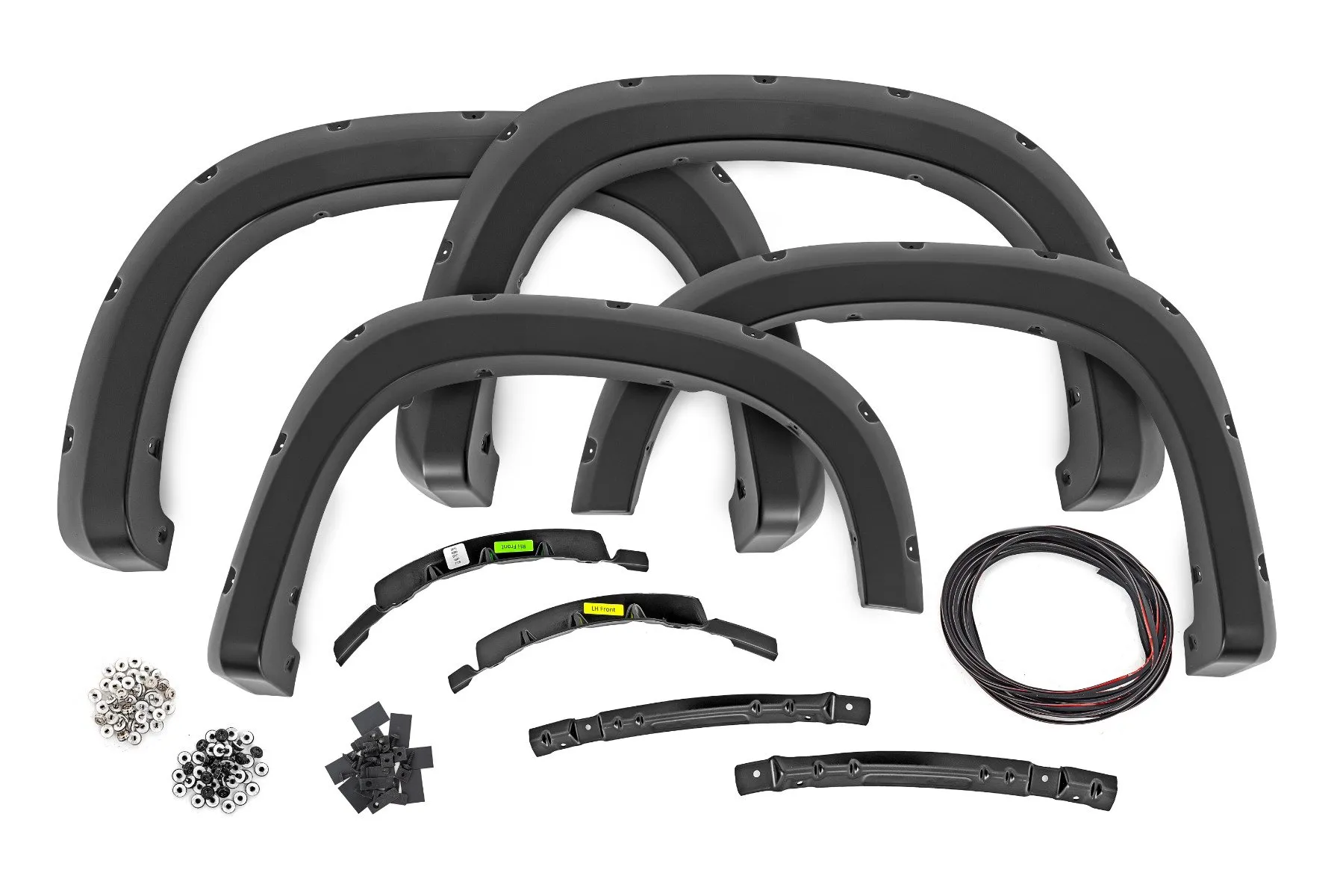 Rough Country Pocket Fender Flares GPA Graphite - F-C12211-GPA
