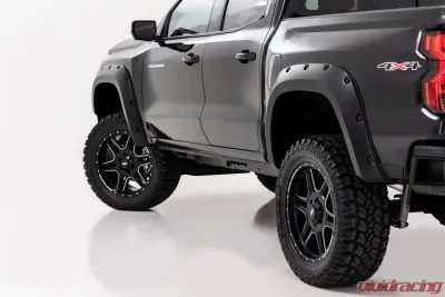 Rough Country Pocket Fender Flares for 2023-2024 Chevrolet Colorado, Summit White, UV Protected - F-C12311-GAZ