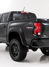 Rough Country Pocket Fender Flares for 2023-2024 Chevrolet Colorado, UV Protected, Flat Black                                     - F-C12311 - Image 4