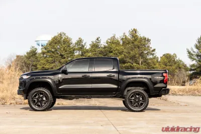 Rough Country Pocket Fender Flares for 2023-2024 Chevrolet Colorado, UV Protected, Flat Black - F-C12311