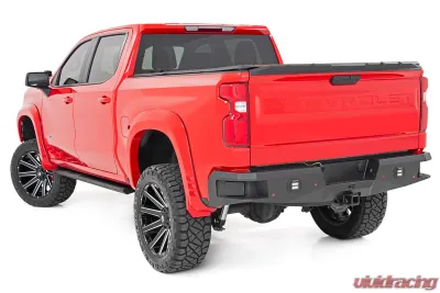 Rough Country Fender Flares SF1 GB8 Mosaic Black Chevy Silverado 1500 2WD | 4WD 2019-2025 & Classic - F-C319201A-GB8