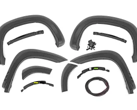 Rough Country Fender Flares SF1 GNO Slate Gray Chevy Silverado 1500 2WD | 4WD 2019-2025 & Classic