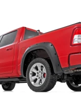Rough Country Pocket Fender Flares for Ram 1500 2019-2024, Midnight Blue, UV Protected                                     - F-D10914A-PB8 - Image 2