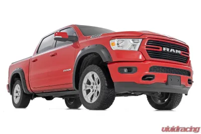 Rough Country Pocket Fender Flares for Ram 1500 2019-2024, Midnight Blue, UV Protected - F-D10914A-PB8