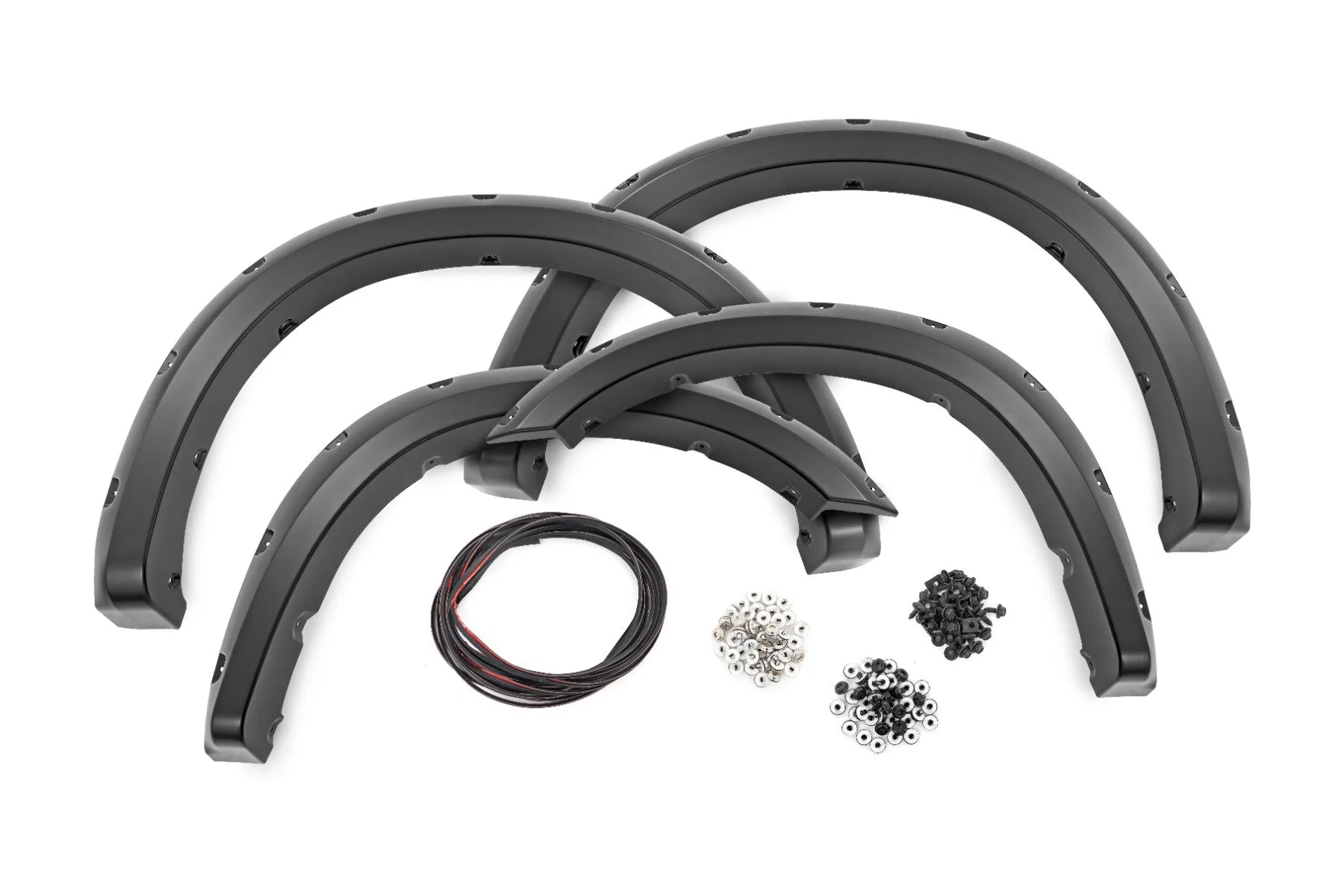 Rough Country Pocket Fender Flares PTW Rugged Brown Ram 2500 | 3500 2WD | 4WD 2019-2024 - F-D10917A-PTW