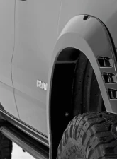 Rough Country Fender Flares SF1 for Ram 1500 2019-2024, Flat Black, Durable ABS                                     - F-D319201-PGW - Image 4