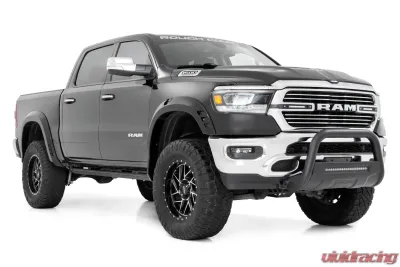 Rough Country Fender Flares SF1 for Ram 1500 2019-2024, Deep Red, Durable ABS Material - F-D319201-PRD