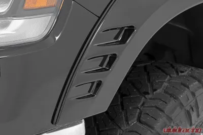 Rough Country Fender Flares SF1 for Ram 1500 2019-2024, Deep Red, Durable ABS Material - F-D319201-PRD