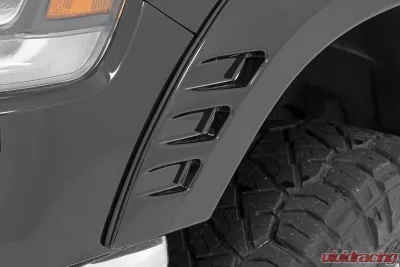 Rough Country Fender Flares SF1 for Ram 1500 2019-2024, Deep Cherry Red, ABS Material - F-D319201-PRP
