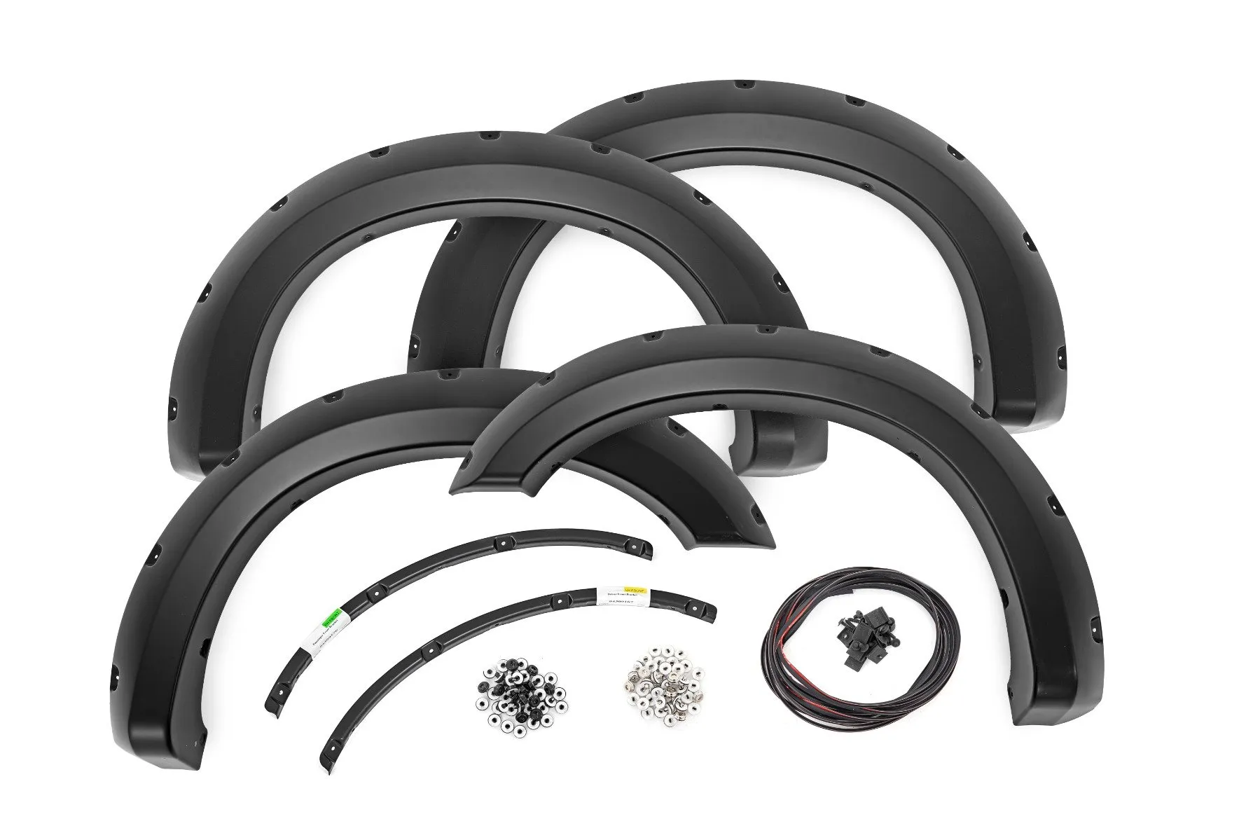Rough Country Pocket Fender Flares UJ Sterling Gray Ford F-250 | F-350 Super Duty 11-16 - F-F21111A-UJ