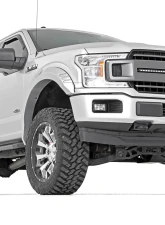 Rough Country Fender Flares SF1 E2 for 2018-2020 Ford F-150, Magma Red, Durable ABS Material                                     - F-F318201-E2 - Image 3