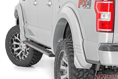 Rough Country Fender Flares SF1 for Ford F-150 2018-2020, Abyss Gray, Durable ABS Material - F-F318201-ME
