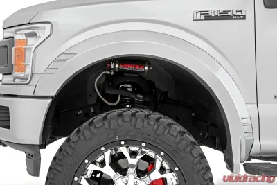 Rough Country Fender Flares SF1 for Ford F-150 2018-2020, Abyss Gray, Durable ABS Material - F-F318201-ME