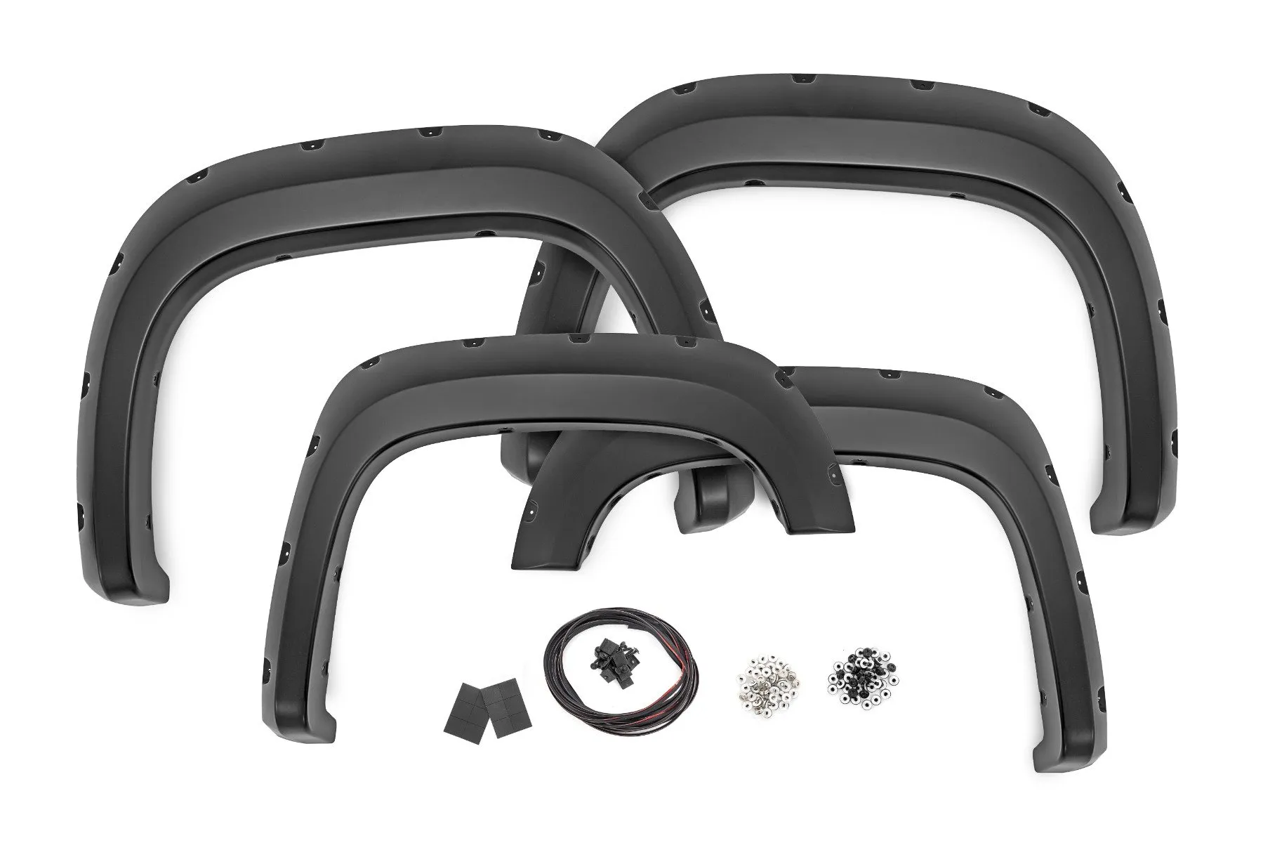 Rough Country Pocket Fender Flares GIW Graystone 6'7 inch & 8' Bed - F-G10716-GIW